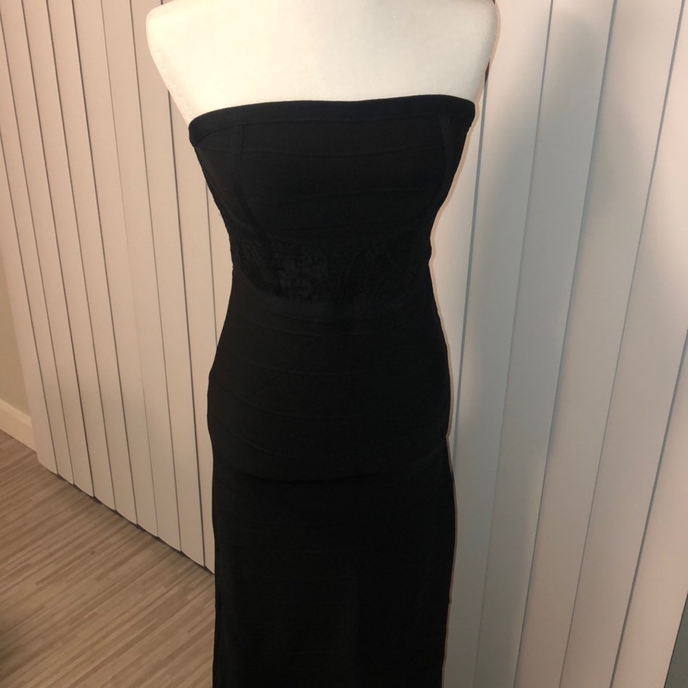 Bebe Maxi bandeau dress